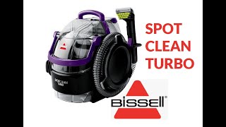 bissell spot clean turbo test review [upl. by Woods]