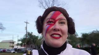 Carrie Fisher – Princess Leia memorial parade in New Orleans [upl. by Eitsyrc67]