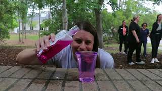 Kids Teeth Mt Pleasant SC Pediatric Dentist Competes in Water Cup Challenge [upl. by Chlori]