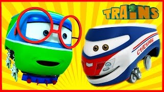 Race Car Ethan and The kids Super Heroes My Magic Pet Trains Animations For Kids [upl. by Lucier]