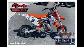 2023 KTM SX50 Two Stroke Youth RaceBike for sale at Cycle Country in Salem Oregon [upl. by Seem721]