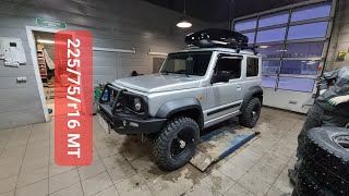 Внедорожные Колеса MT на Suzuki Jimny 22575r16 [upl. by Ahsit]