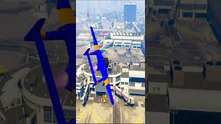 1000000000 Lego Spiderman Plane Crash Challenge gta5 shotrs [upl. by Akemat]