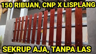 PAGAR MINIMALIS KOMBINASI CNP DAN LISPLANG [upl. by Nitneuq]