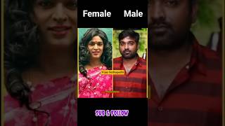 South Actors Male And Female Look 😍♥️😘 shorts south handsome actor beautiful female look [upl. by Amik]