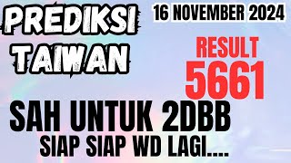 PREDIKSI TAIWAN HARI INI 16 NOVEMBER 2024 BOCORAN TOGEL TAIWAN HARI INI TARIKAN PAITO ANGKA TAIWAN [upl. by Nogam297]