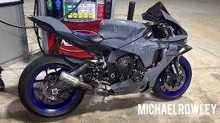 Yamaha R1 SC Project CRT exhaust system [upl. by Engapmahc84]