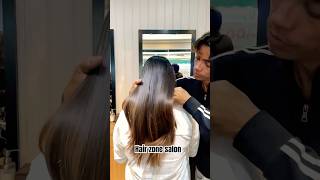 Hair Transformation straighthair hairgrowthchallenge2021 viralhair youtubeshorts delhisalon [upl. by Maclean53]