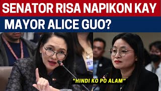 SEN RISA VS MAYOR ALICE GUO SA SENADO [upl. by Ardnaeed]