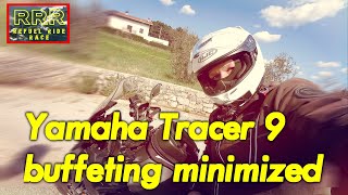 Yamaha Tracer 9 buffeting minimized [upl. by Aynekal277]