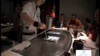 Teppan Edo Restaurant Epcots Japan [upl. by Banyaz]