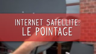 Affinage du pointage de la parabole du Kit Satellite NordNet [upl. by Emyaj]