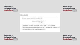 Annales PASSIngénieur  oral de Mathématiques  filière Mathématiques  Informatique Sujet1 [upl. by Analem494]