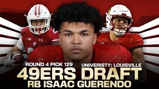 49ers reaction Why SF drafted FASTEST RB in draft Isaac Guerendo [upl. by Lenee]