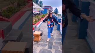 NainitalPangot Rooftop cottages🏔️Aartiyadavcomedian summer holiday shortvideo shorts location fun [upl. by Ikceb]