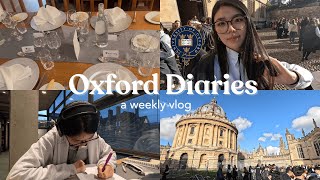 A week in Oxford📖🍂 freshers flu newcomers dinner matriculation [upl. by Pall598]