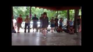 Clifftop 2014  Flatfoot Dancing Workshop Dance Demonstration [upl. by Nyleuqcaj621]