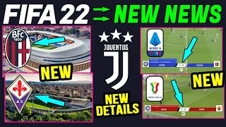 NEW FIFA 22 NEWS  CONFIRMED Licenses Serie A Stadiums Broadcast Packages amp Real Faces [upl. by Abramo]