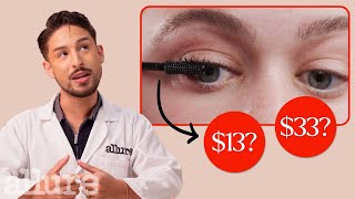 Cosmetic Chemist Guesses Cheap vs Expensive Mascara  Allure [upl. by Enail]