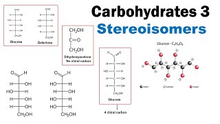 Carbohydrates 3  Stereoisomers  Spatial isomerism  Isomerism in Monosaccharides  Dr Ghanshyam [upl. by Brenan]