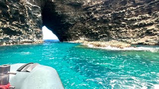 Kauais Na Pali Coast Open Ceiling Cave [upl. by Frankie473]