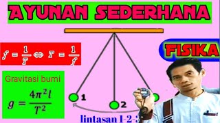 Ayunan sederhana menghitung gravitasi dg rinci [upl. by Frankie]