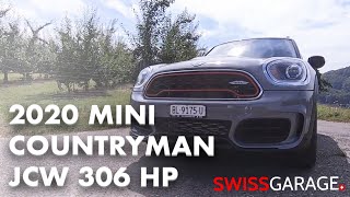 MINI Countryman JCW 306HP 2020  Test Drive Review and new amaizing exhaust sound [upl. by Oribel]