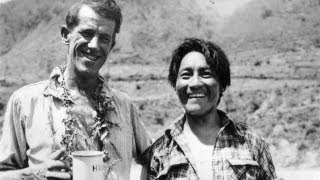 Edmund Hillary and Tenzing Norgay climb Everest  1953 archive video [upl. by Aratehs]