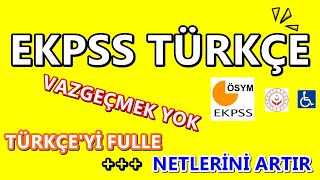 EKPSS TÃœRKÃ‡E FULL Ã‡EKTÄ°REN SORULAREKPSS 2020EKPSSEKPSS GENEL KÃœLTÃœREKPSS TÃœRKÃ‡EEKPSS [upl. by Dwyer628]