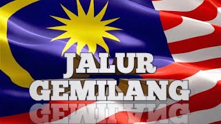 Lagu Jalur Gemilang  Lagu Kebanggaan Rakyat Malaysia dengan lirik yang mudah dinyanyikan [upl. by Selma]