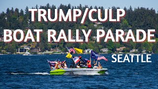 President Trump Boat Parade  Seattle [upl. by Junji]