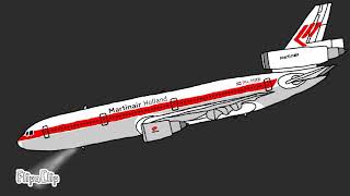 Martinair 495 crash lands 🇳🇱💥✈️ Animation Request [upl. by Ross201]