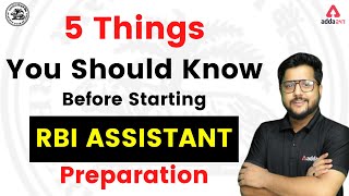 RBI Assistant Preparation 5 Things You Should Know  RBI Assistant Notification [upl. by Draner]