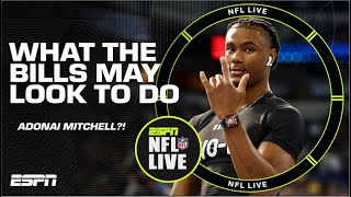 Adonai Mitchell could be the TRUE No 1 receiver for the Buffalo Bills  NFL Live [upl. by Ecenaj510]