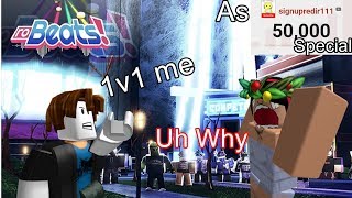 1v1 random players AS A NOOB  Roblox RoBeats 50k Special I guess [upl. by Hyps]