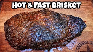 How To Smoke A Brisket  Hot amp Fast Brisket  4 12 Hour Brisket [upl. by Ellenohs24]