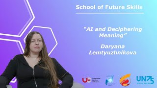 “AI and Deciphering Meaning” Daryana Lemtyuzhnikova [upl. by Enomes]