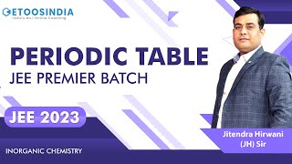 Ionization Enthalpy In Periodic table  JEE Premier Batch Inorganic Chemistry by JH Sir  EtoosIndia [upl. by Sollars384]