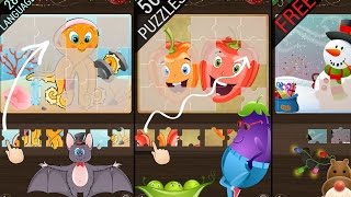 Cartoon Jigsaw puzzle game for kids [upl. by Anihsit]