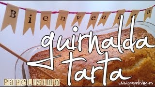 Guirnalda de Papel para decorar Tarta Paso a paso [upl. by Mauchi]