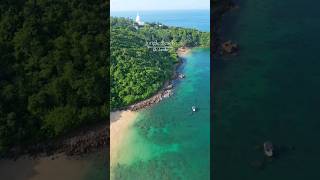 Jungle Beach trending travel nature srilanka beach viral beautifulrelaxing drone subscribe [upl. by Alioz]