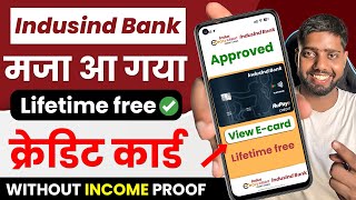 indusind bank credit card apply online  indusind credit card apply online  credit card kaise bana [upl. by Ilehs]