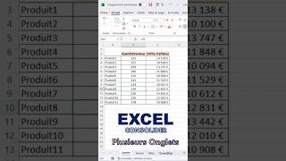 Comment Consolider Plusieurs Onglets Excel [upl. by Anyah]