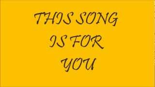 THIS SONG IS FOR YOU byERIC SANTOS LYRICS [upl. by Agathy672]