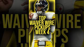 Top Fantasy Football Waiver Wire Pickups for Week 4 [upl. by Lletnahs384]