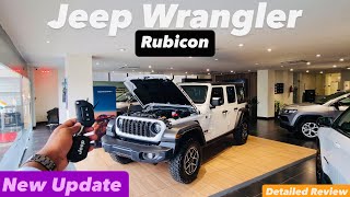 7165000 Lakh New Jeep Wrangler Rubicon Bright White 2024 Features amp Specifications Review [upl. by Nesyrb]