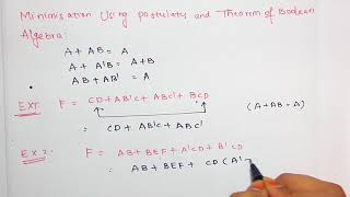 Boolean function minimization [upl. by Ossie]