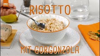 Italien für Zuhause Cremiges Risotto mit Gorgonzola  Die einfachsten Rezepte der Welt [upl. by Yetak10]