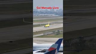 Gol Mercado Livre Decola Pesado de Mercadoria decolar boeing737 aeroporto [upl. by Metsky876]