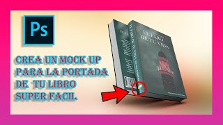 📔 Como hacer PORTADA de LIBRO en Photoshop MOCK UP 2 ✔️ Book Cover Design in Photoshop [upl. by Vivyan21]